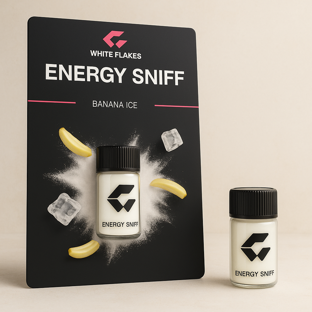 White Flakes Energy Sniff – Dein Energie-Kick für den Alltag - Banana Ice