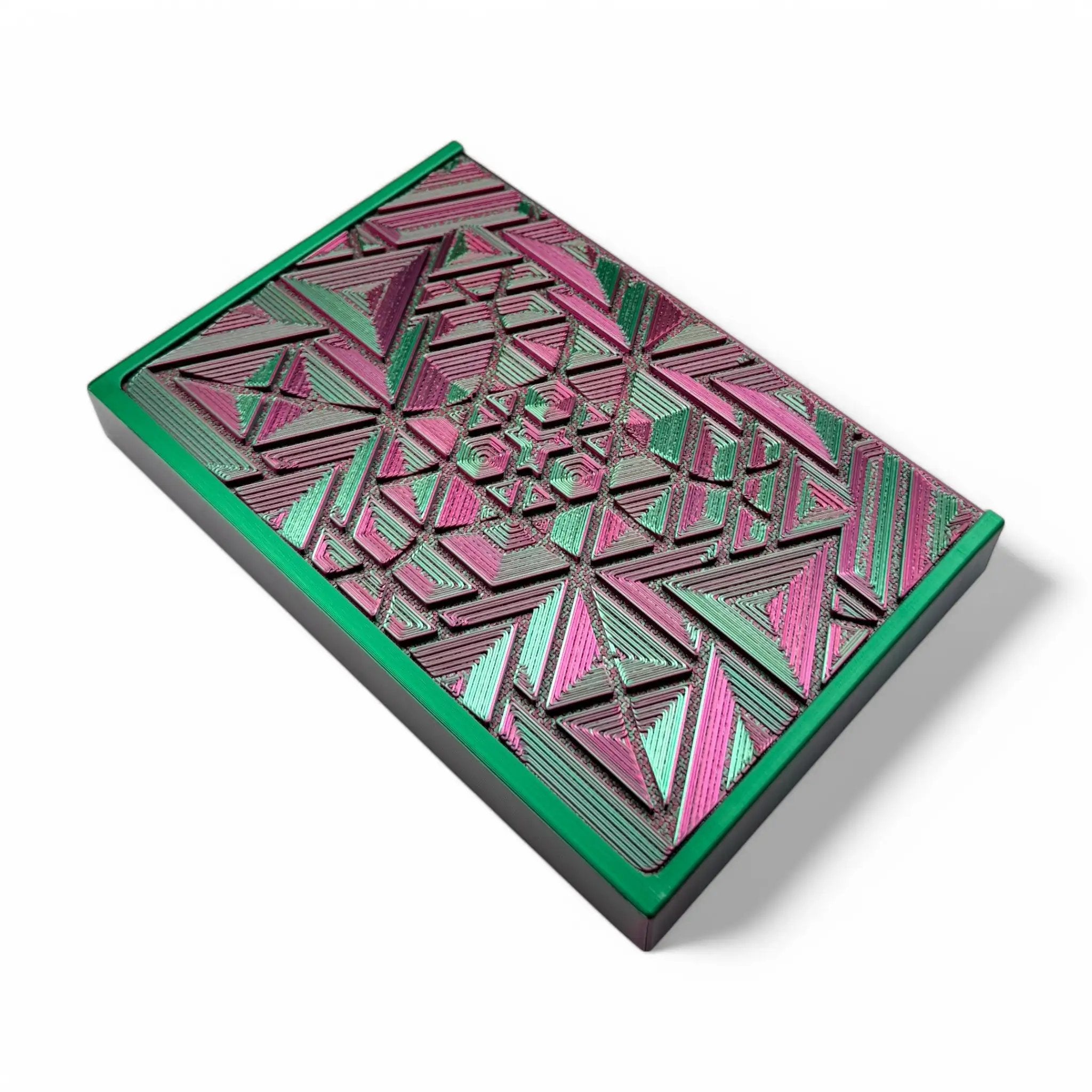 Baller-Box XL Brainbug inkl. integriertem Spiegel, 2x Röhrchen und Hack-Karten Rot / Grün - from DieBallerei