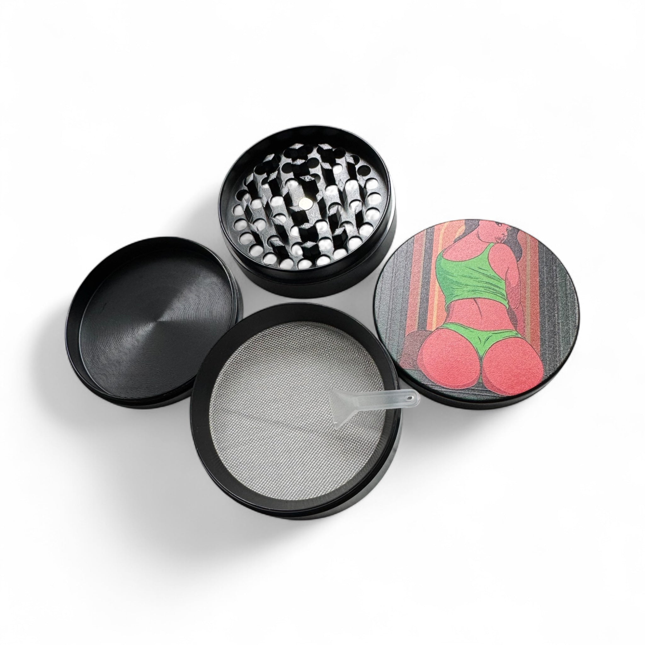 XXL 4-teiliger Grinder 63 mm – Sexy Green Edition