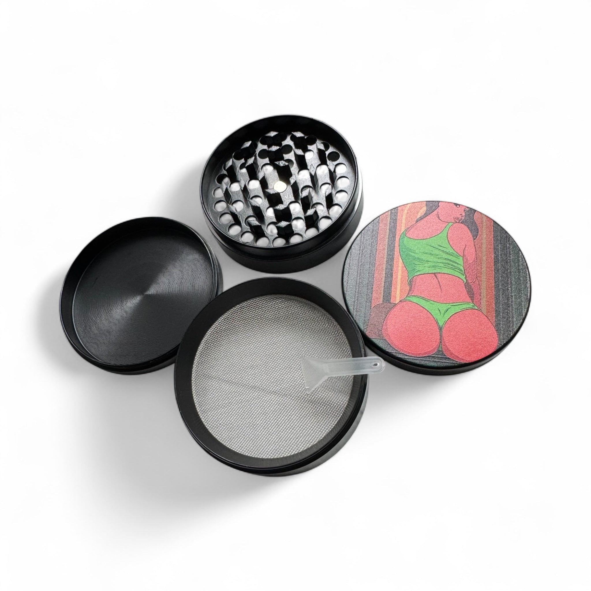 XXL 4-teiliger Grinder 63 mm – Sexy Green Edition