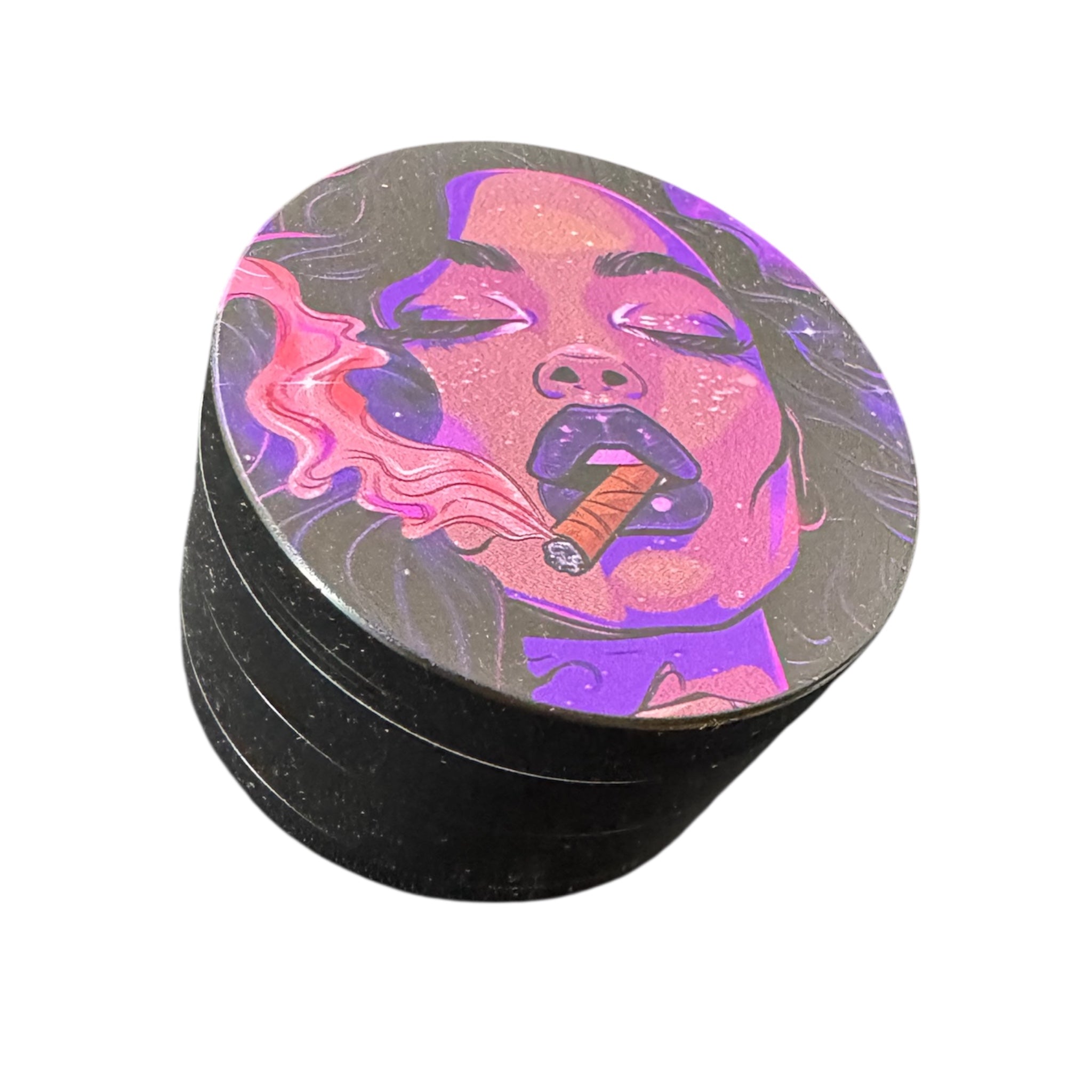 XXL 4-teiliger Metallgrinder mit sexy Artwork – 63 mm | 40 mm