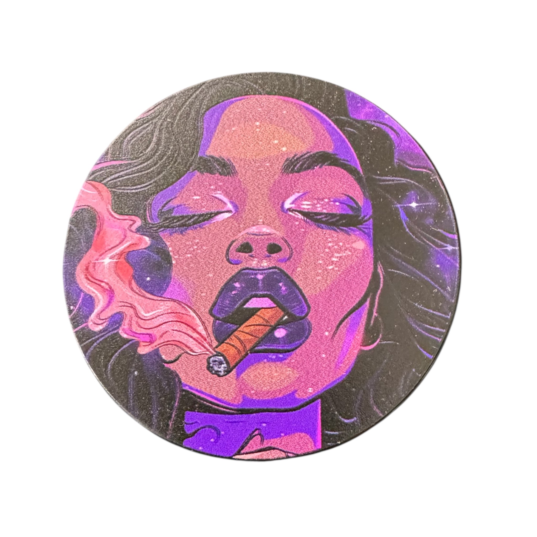 XXL 4-teiliger Metallgrinder mit sexy Artwork – 63 mm | 40 mm