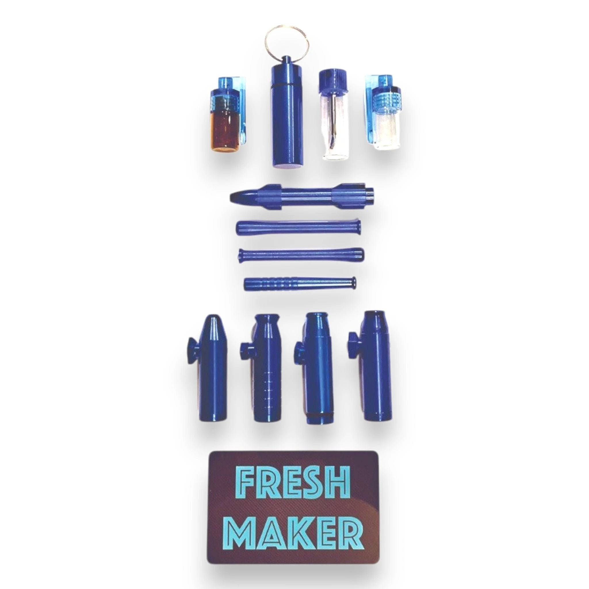 XXL Dosierer-Set Blau – Komplettes Set mit Spendern, Dosierern & Aufbewahrungsdose - from DieBallerei