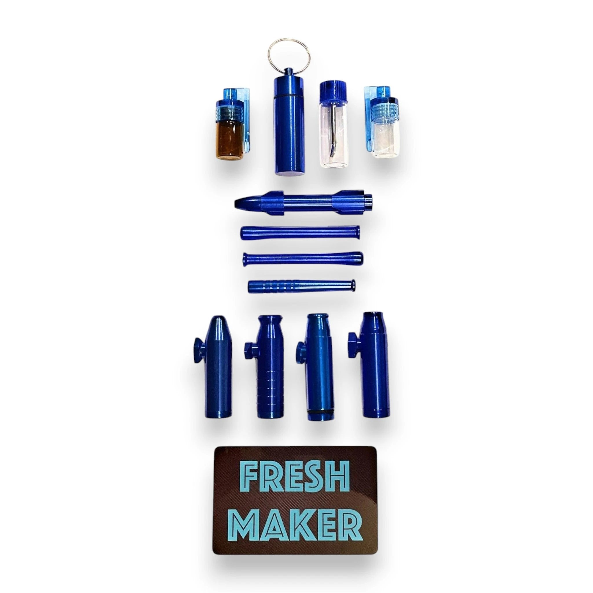 XXL Dosierer-Set Blau – Komplettes Set mit Spendern, Dosierern & Aufbewahrungsdose - from DieBallerei