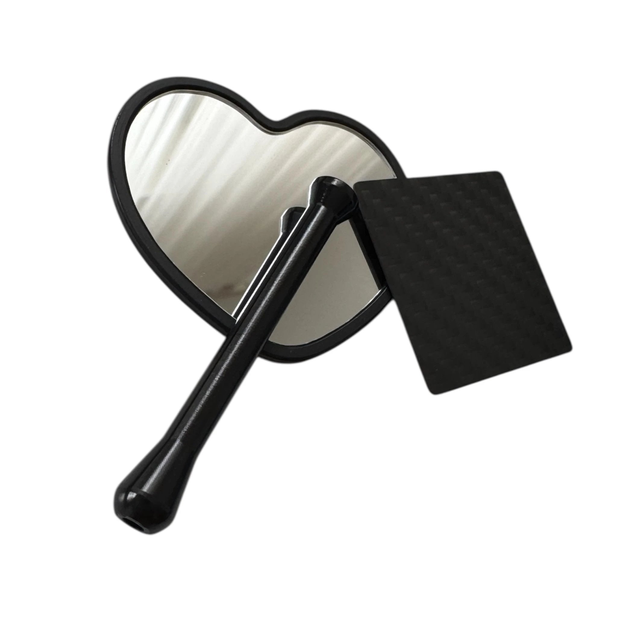 YOU & ME – Spiegelset mit Carbonkarte & Röhrchen - ideal für unterwegs - from DieBallerei