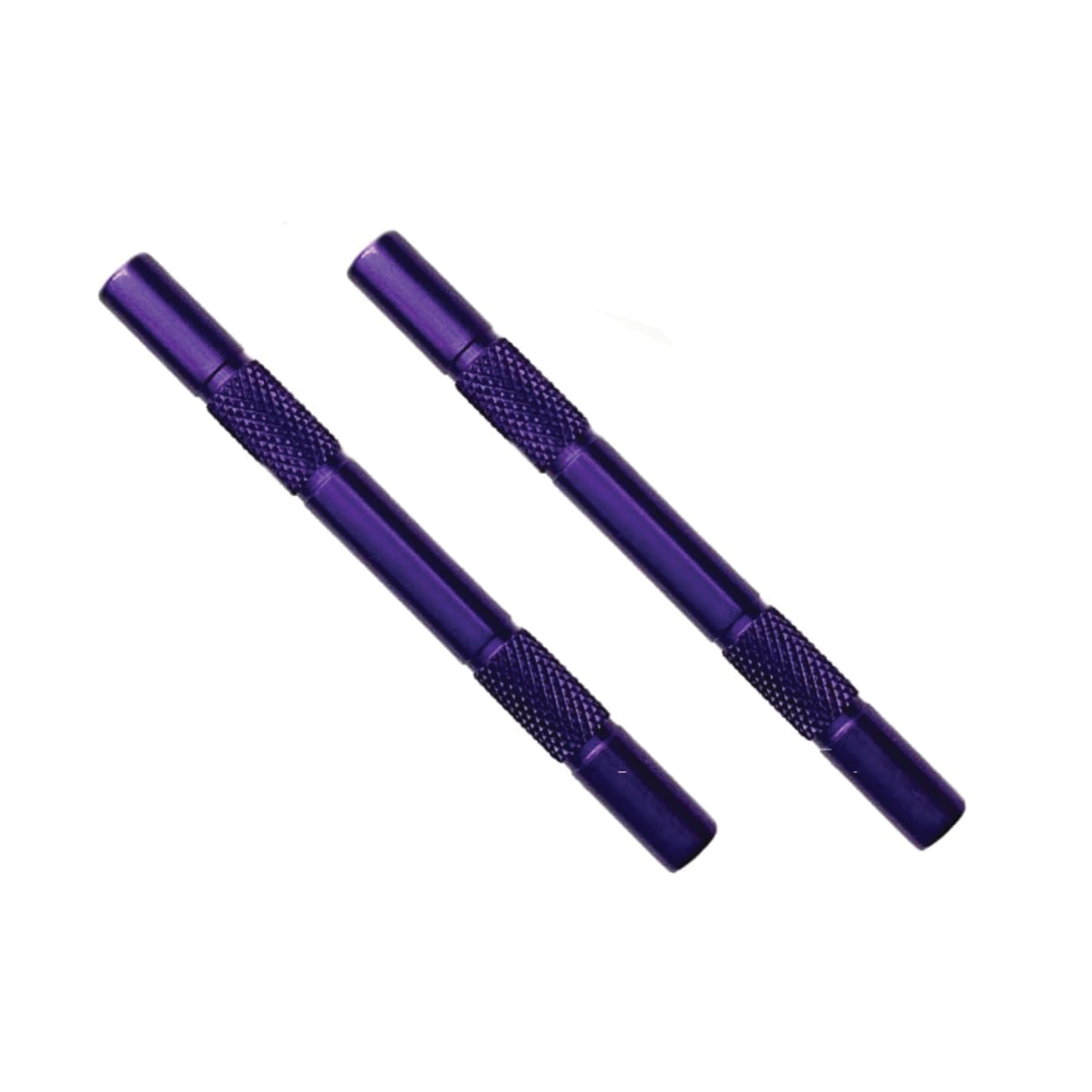 Zieh-Röhrchen Set aus hochwertigem Aluminium – 80mm in Lila