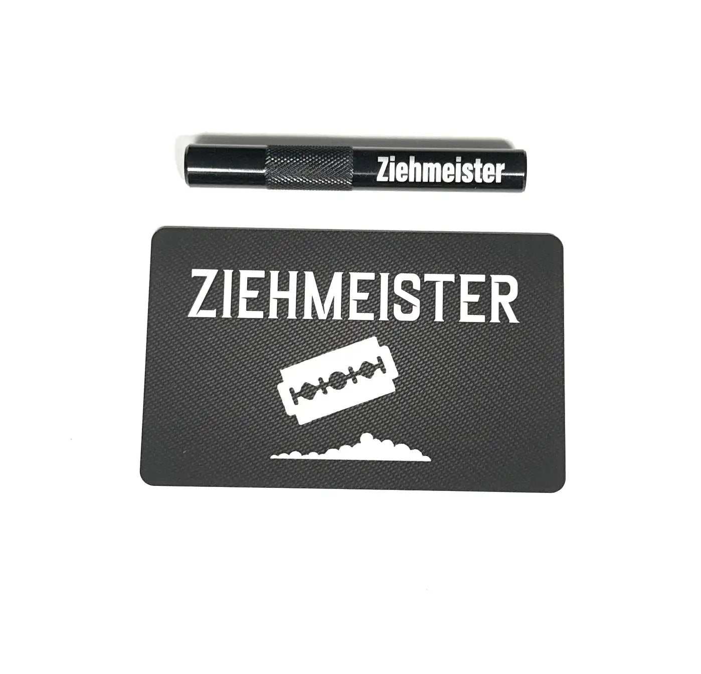 Röhrchen Set "Ziehmeister" – Hack Karte & Ziehröhrchen in Schwarz - from DieBallerei