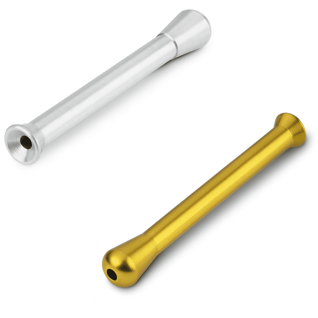 Ziehröhrchen Set in Silber und Gold - robuste Alu-Ausführung