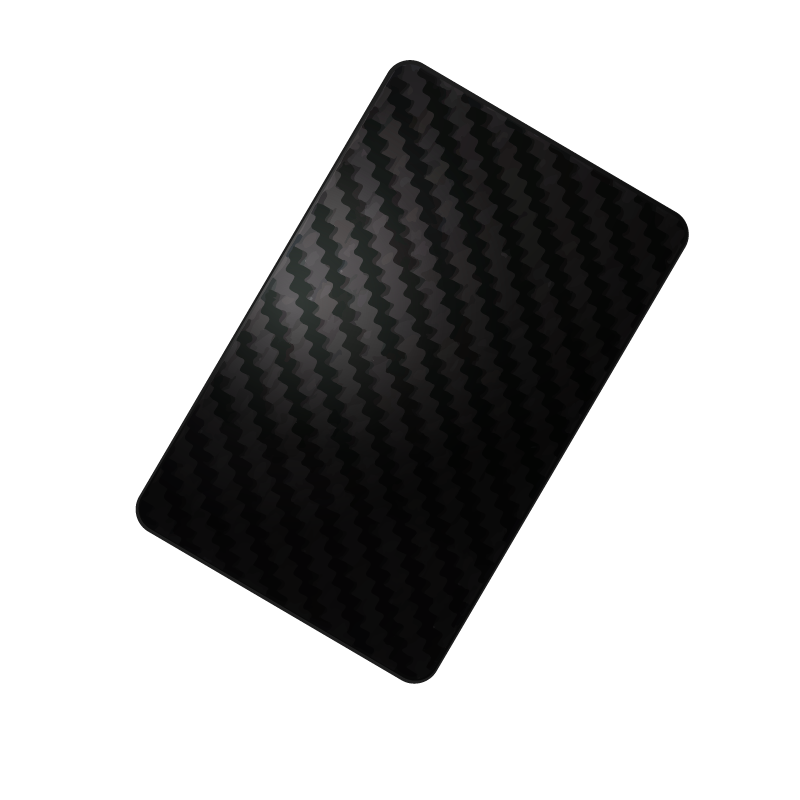 3-er Set Hack Karte aus Carbon – 3 stylische Designs! - from DieBallerei