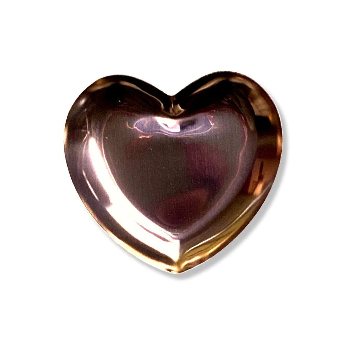 Set hochwertige Herz Zieh-Unterlage aus Metall in Bronze – Stilvoll & Praktisch - from DieBallerei