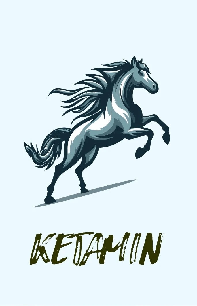 Hack-Karte „KETAMIN“ – Galopp für die Sinne - from DieBallerei