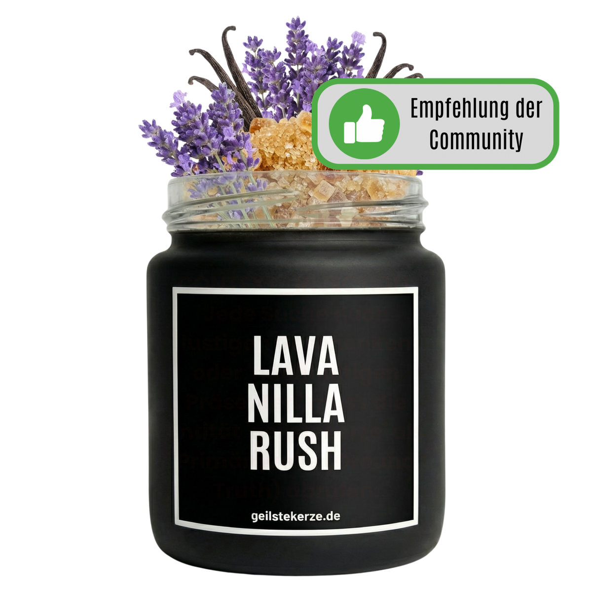 Geilste Kerze – Duftkerze „TITTEN TECHNO & TROMPETEN“