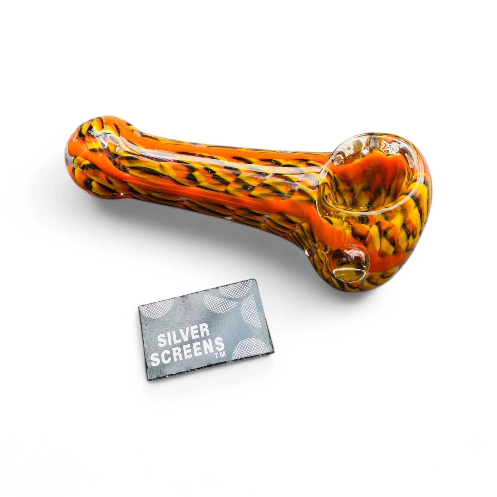 Glas-Pfeife Twisted Orange – Einzigartiges Design & Hochwertige Verarbeitung - from DieBallerei