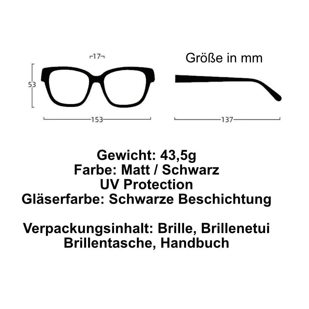 Schwarze Sonnenbrille mit Geheimfach – Stilvoll & Funktional! - from DieBallerei