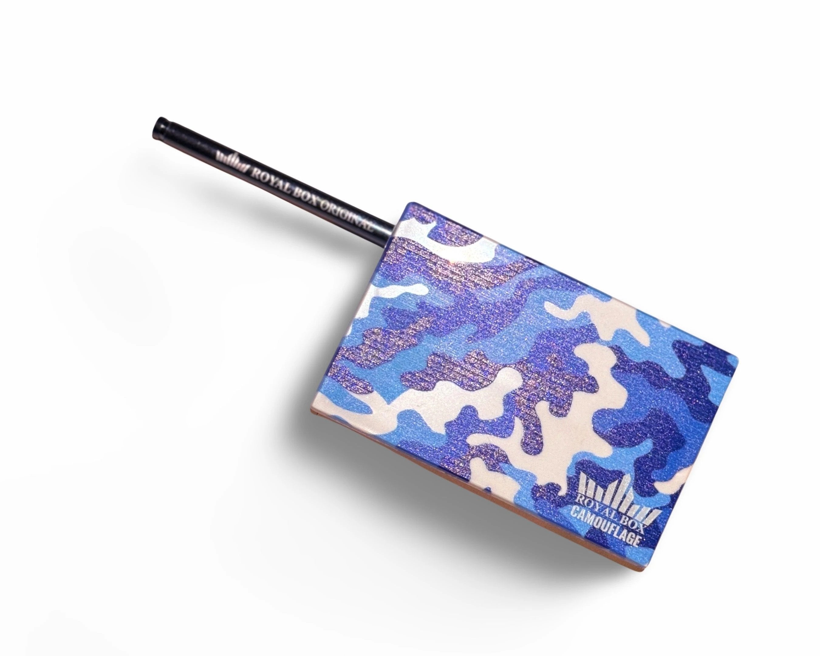 'Royal Box' mit Röhrchen und Dosierer – Camouflage Blau - from DieBallerei