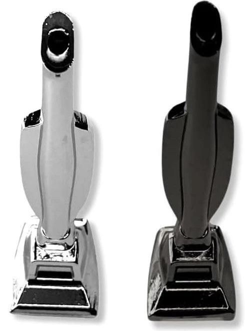 Miniatur-Ziehröhrchen in Staubsauger-Optik – Stilvolle Deko für dein Zuhause - Schwarz & Silber - from DieBallerei