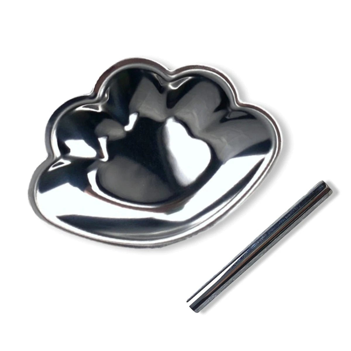 Set Silberne Muschel-Ziehunterlage aus Metall – Edles Design & Praktische Größe - from DieBallerei