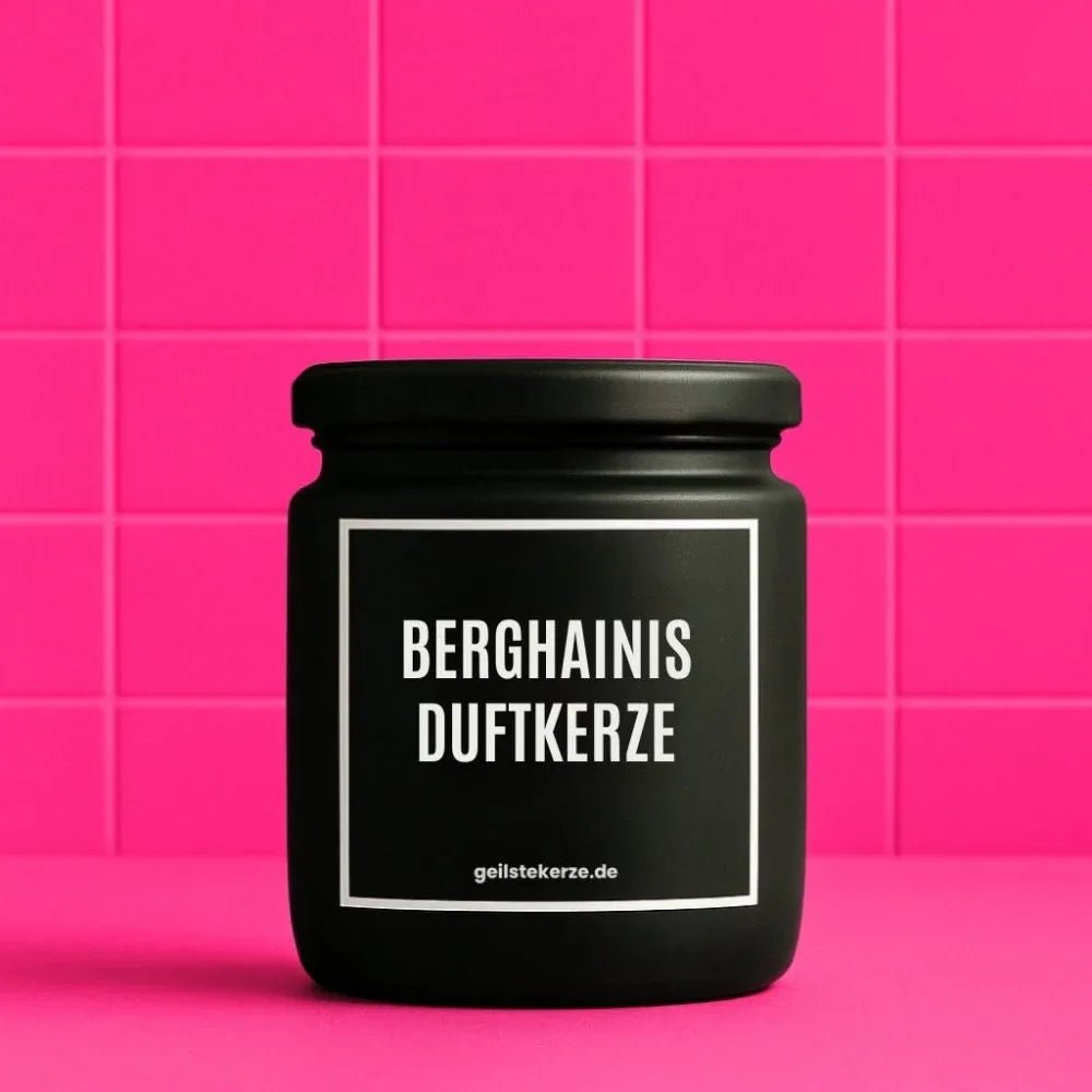 Duftkerze „BERGHAINIS DUFTKERZE“ von geilstekerze – Ansicht 1
