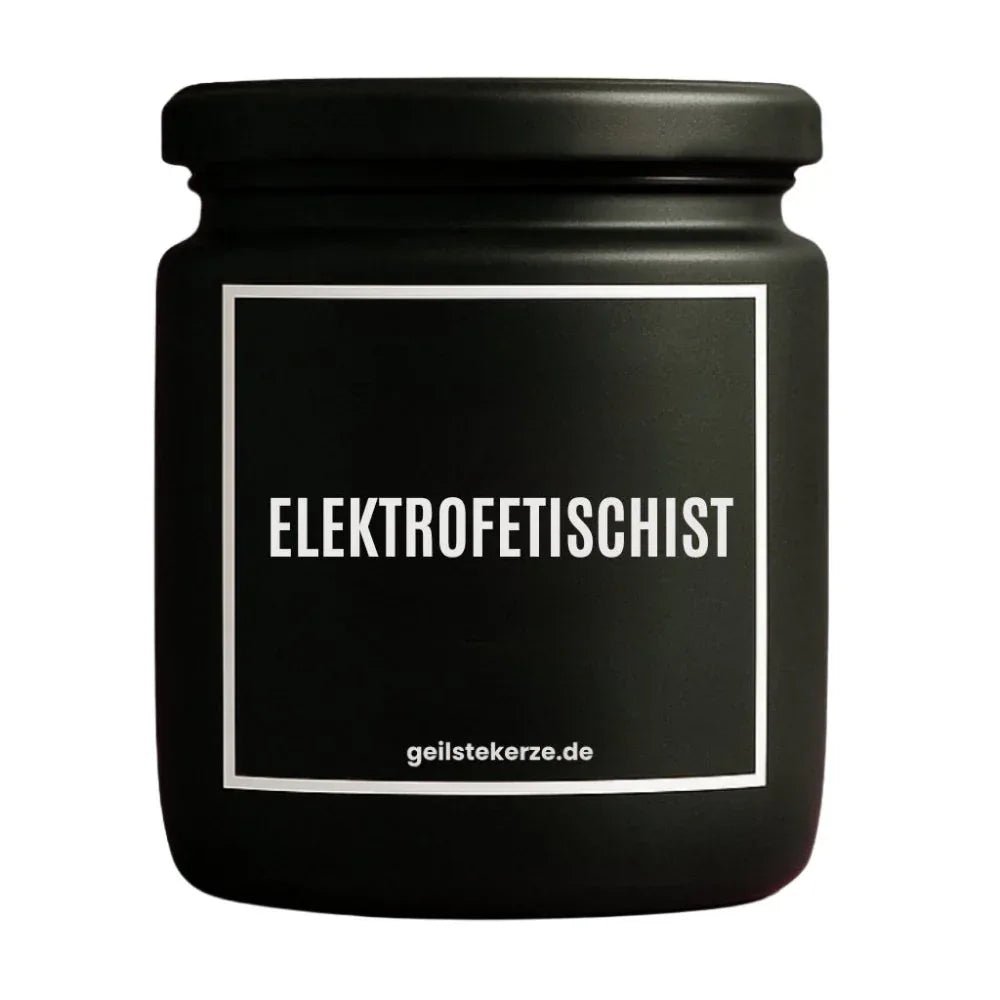 Duftkerze „ELEKTROFETISCHIST“ von geilstekerze – Ansicht 3