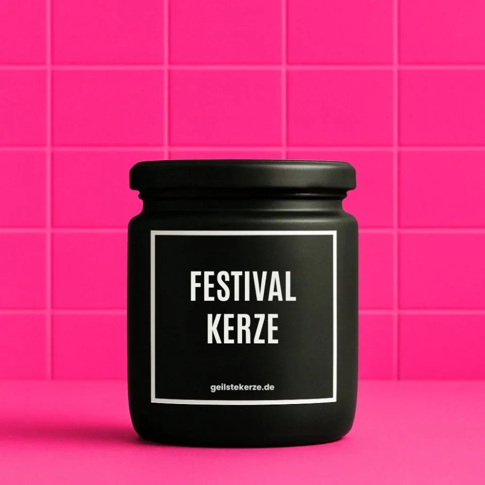 Duftkerze „FESTIVALKERZE“ von geilstekerze – Ansicht 1