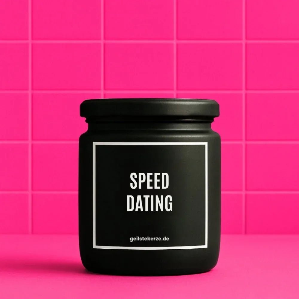 Duftkerze „SPEED DATING“ von geilstekerze – Ansicht 1