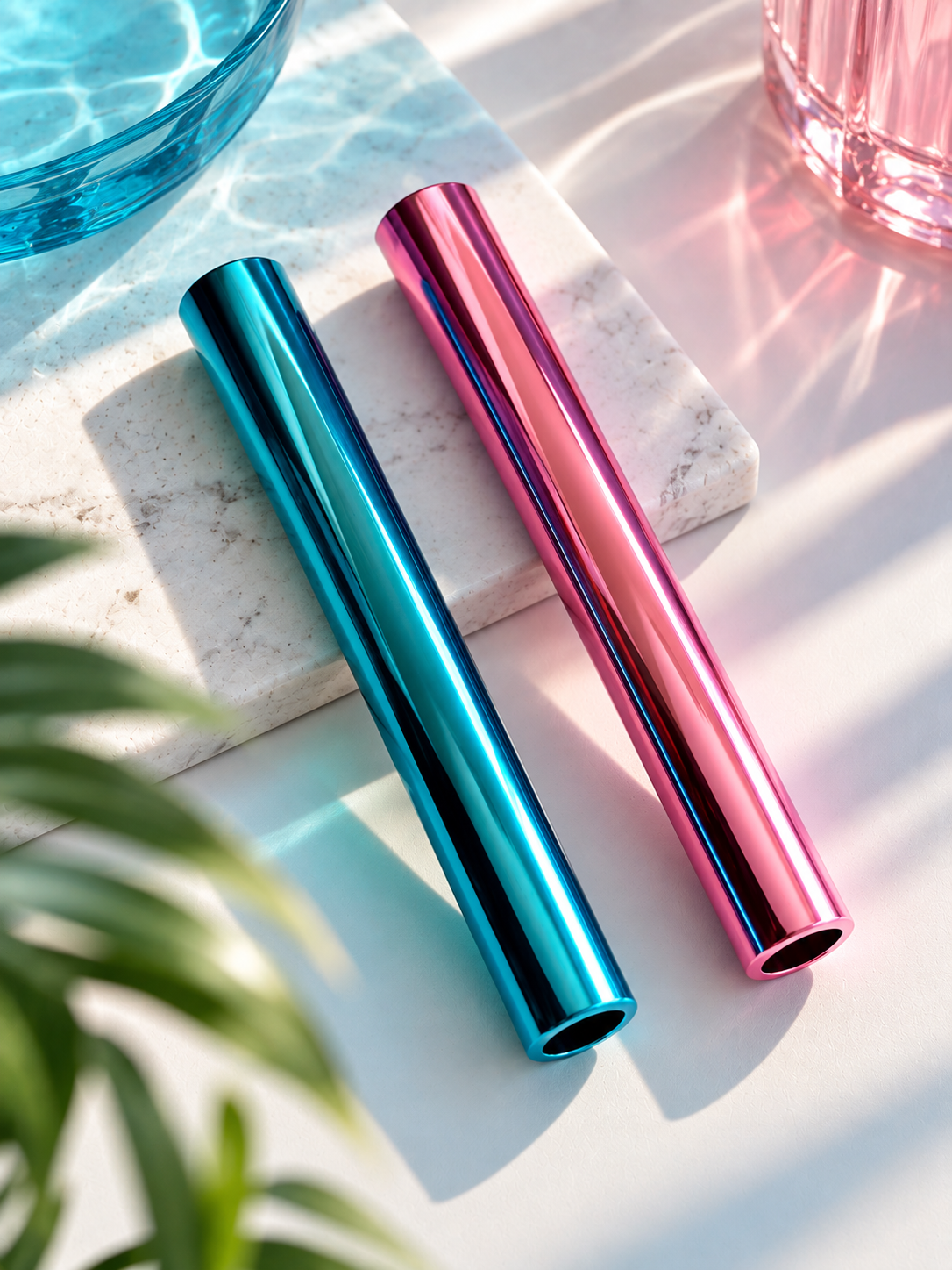 babyblau-70mm.jpg
Zieh-Röhrchen Set aus Aluminium in Pink und Babyblau, 70 mm