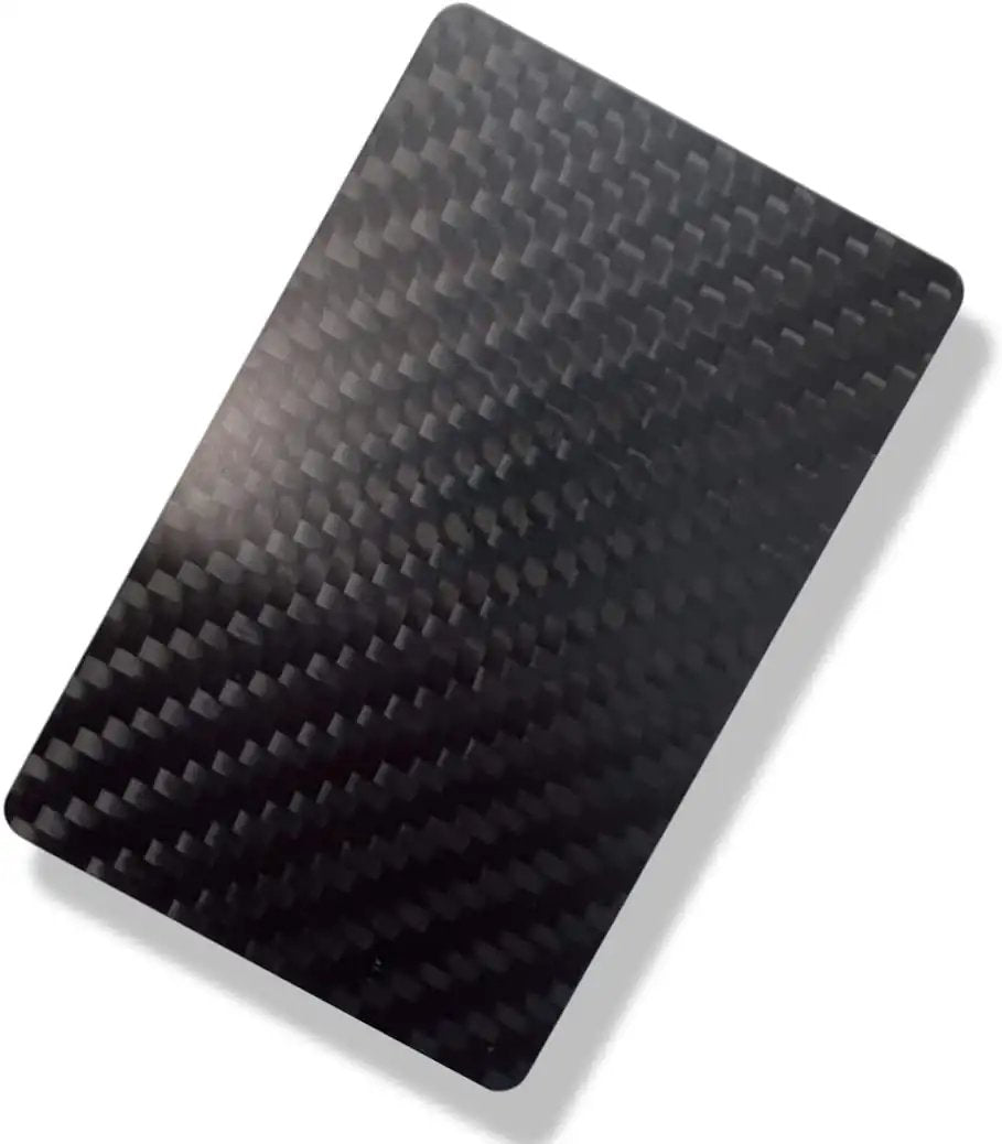 3-er Set Hack Karte aus Carbon – 3 stylische Designs! - from DieBallerei