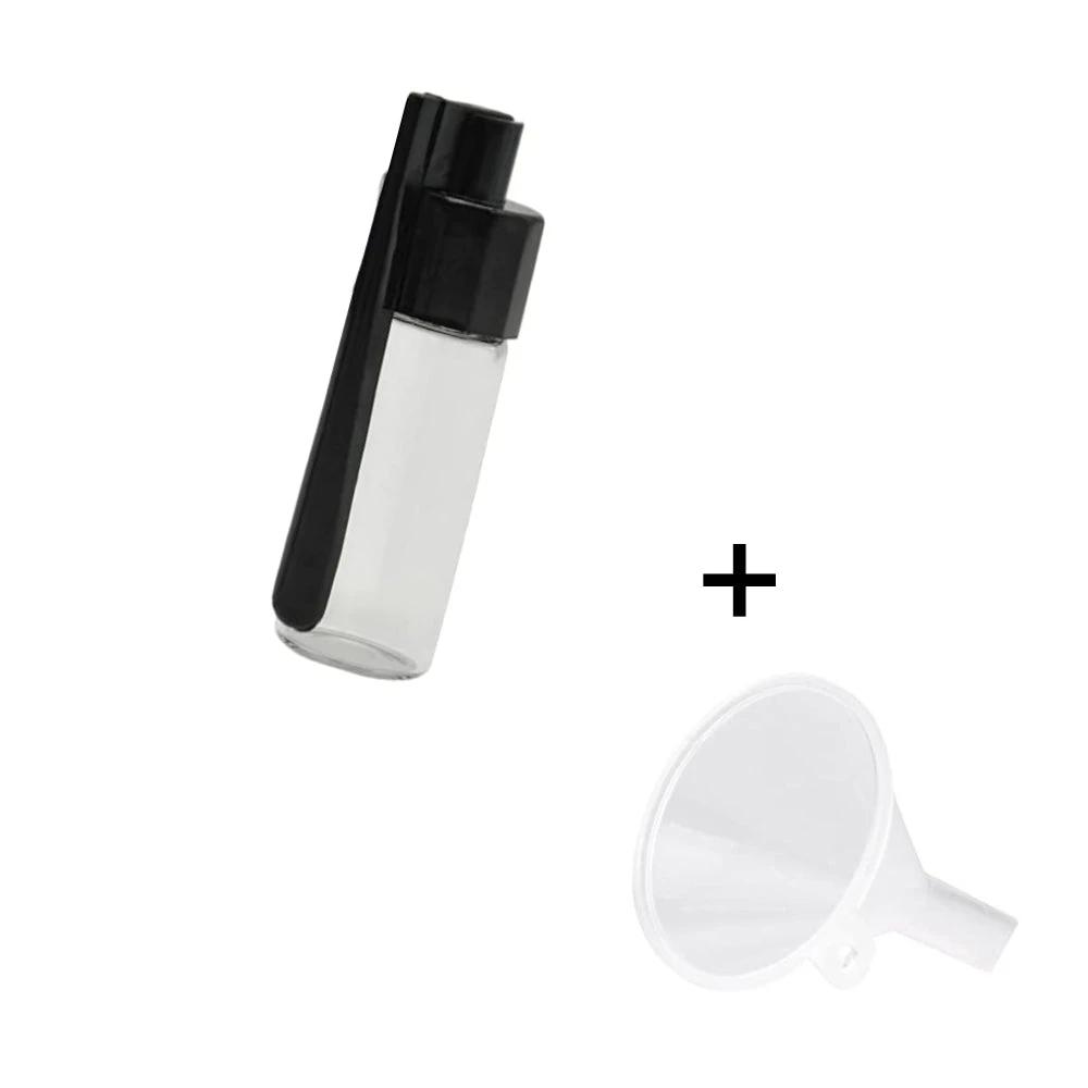 Großer Glas-Spender (43mm) mit Klapplöffel & Trichter – Präzise Dosierung unterwegs - from DieBallerei