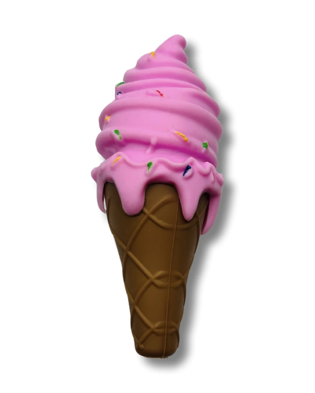 Silikon Pfeife „Ice Cream“ – Stylisches Rauchzubehör in Waffel-Optik - from DieBallerei