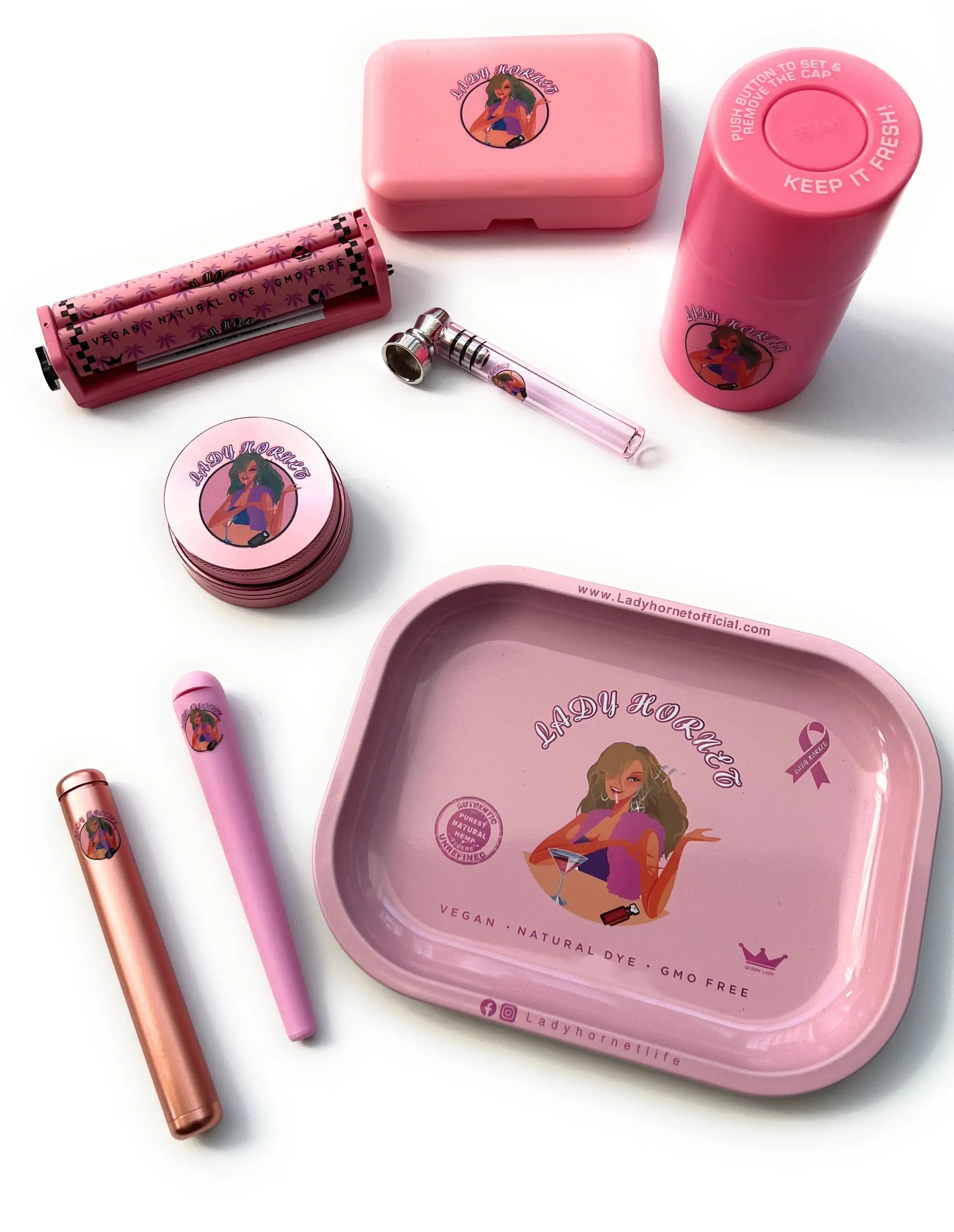 XXL Raucherset in Pink – Alles, was du brauchst! - from DieBallerei