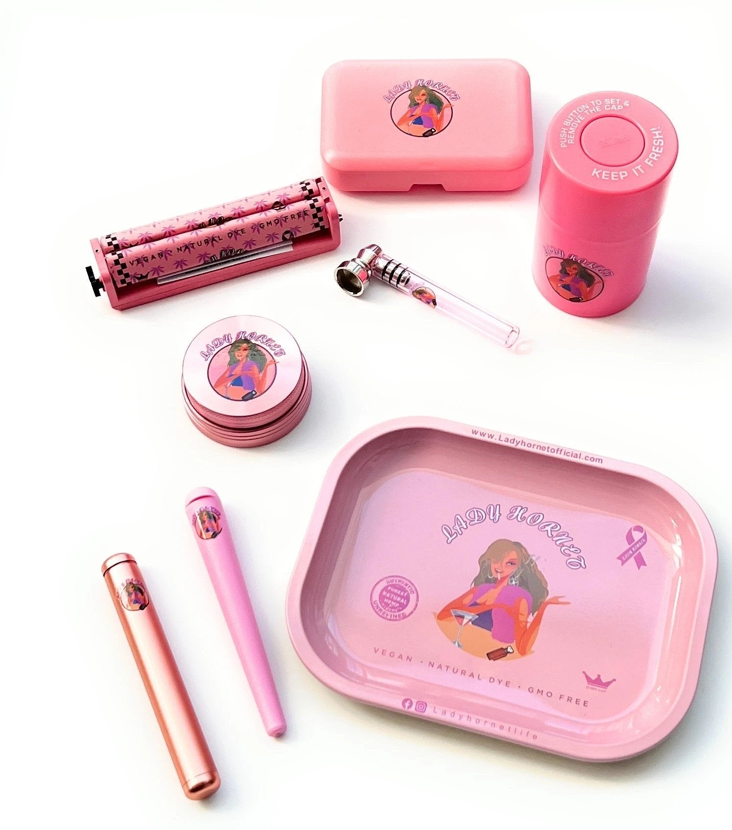 XXL Raucherset in Pink – Alles, was du brauchst! - from DieBallerei