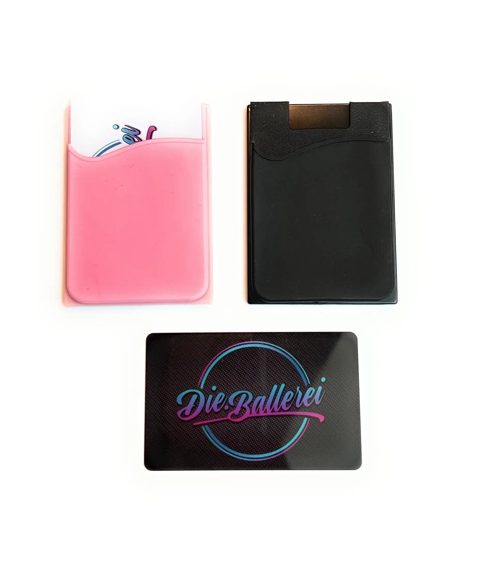 Mini-Spiegel To-Go mit Kartenhalter – Stylisch & Kompakt in drei Farben - from DieBallerei