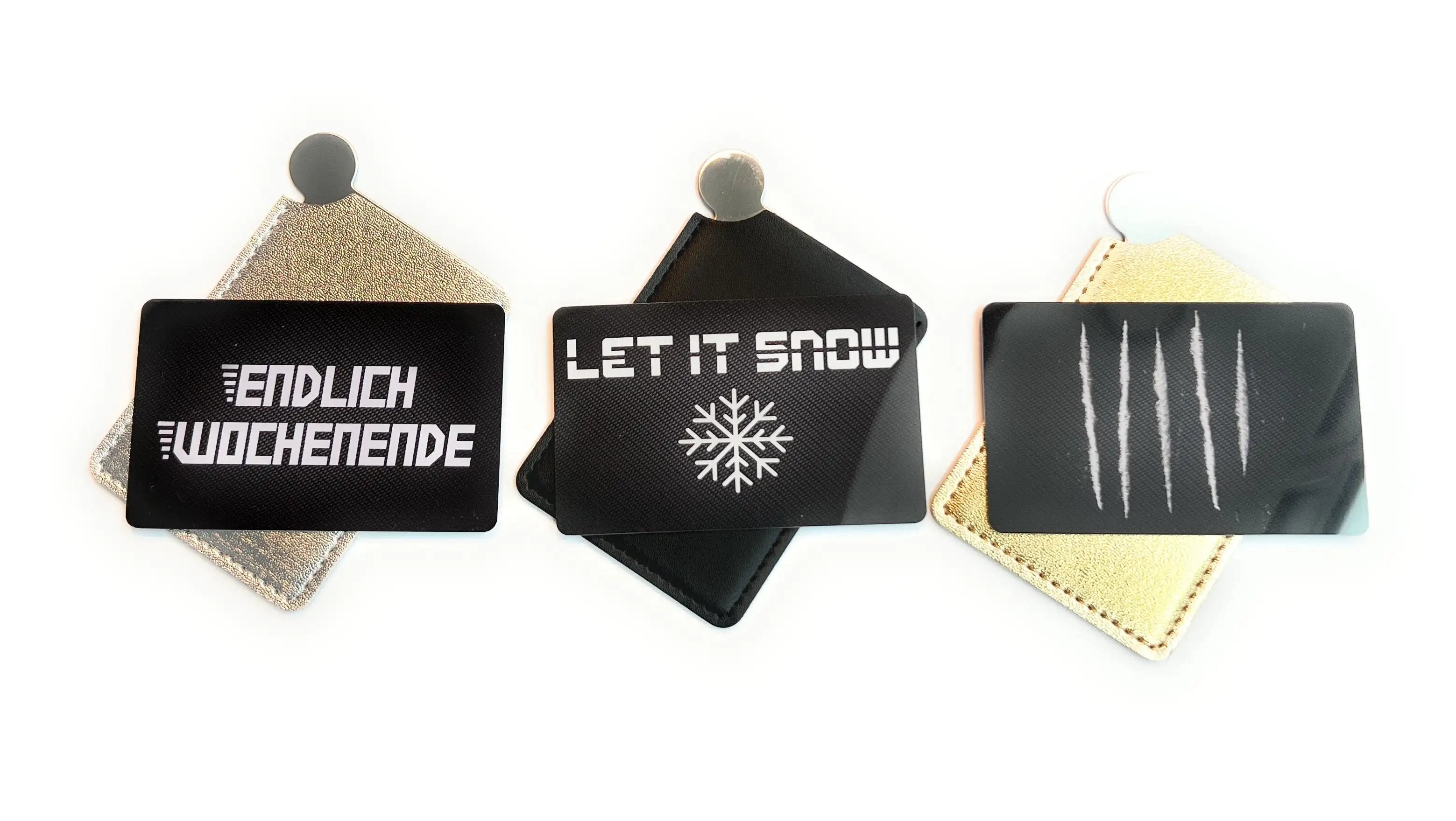 Mini Spiegel To-Go mit Schutzhülle & Zieh- und Hackkarte – Perfekt für unterwegs! - from DieBallerei