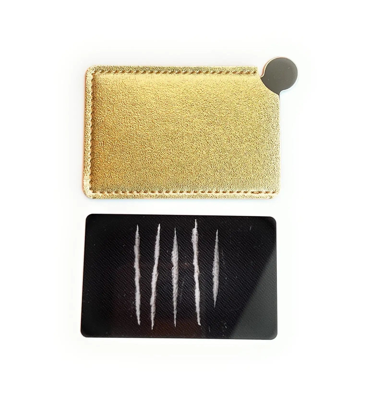 Mini Spiegel To-Go mit Schutzhülle & Zieh- und Hackkarte – Perfekt für unterwegs! - from DieBallerei