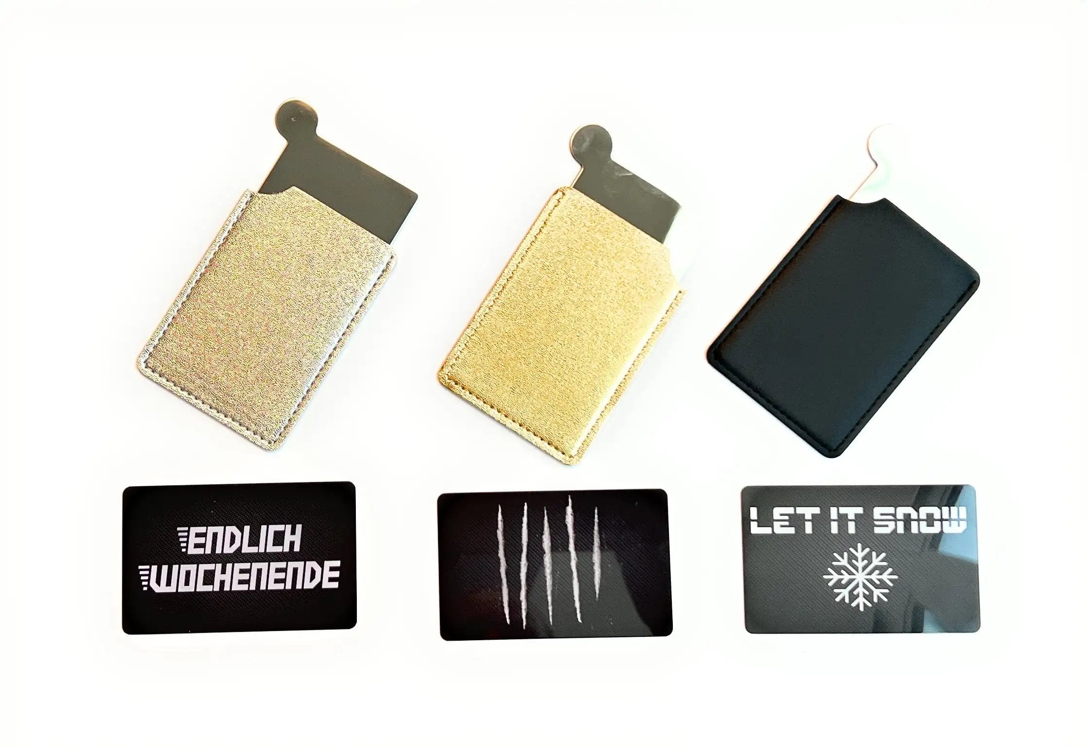 Mini Spiegel To-Go mit Schutzhülle & Zieh- und Hackkarte – Perfekt für unterwegs! - from DieBallerei