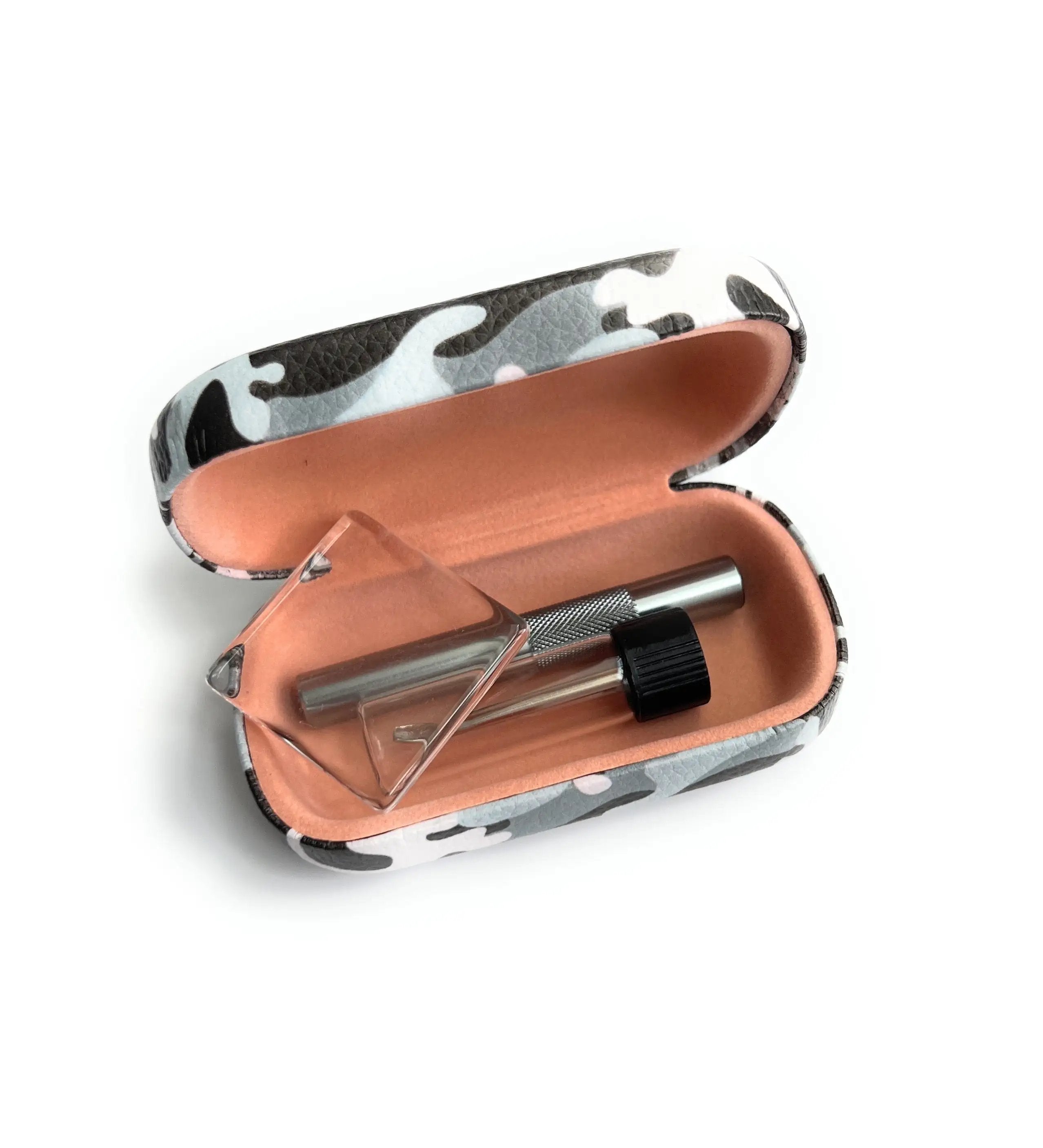 SET Camouflage Schwarz/Weiß – Kompaktes Hard Case mit Zubehör - from DieBallerei