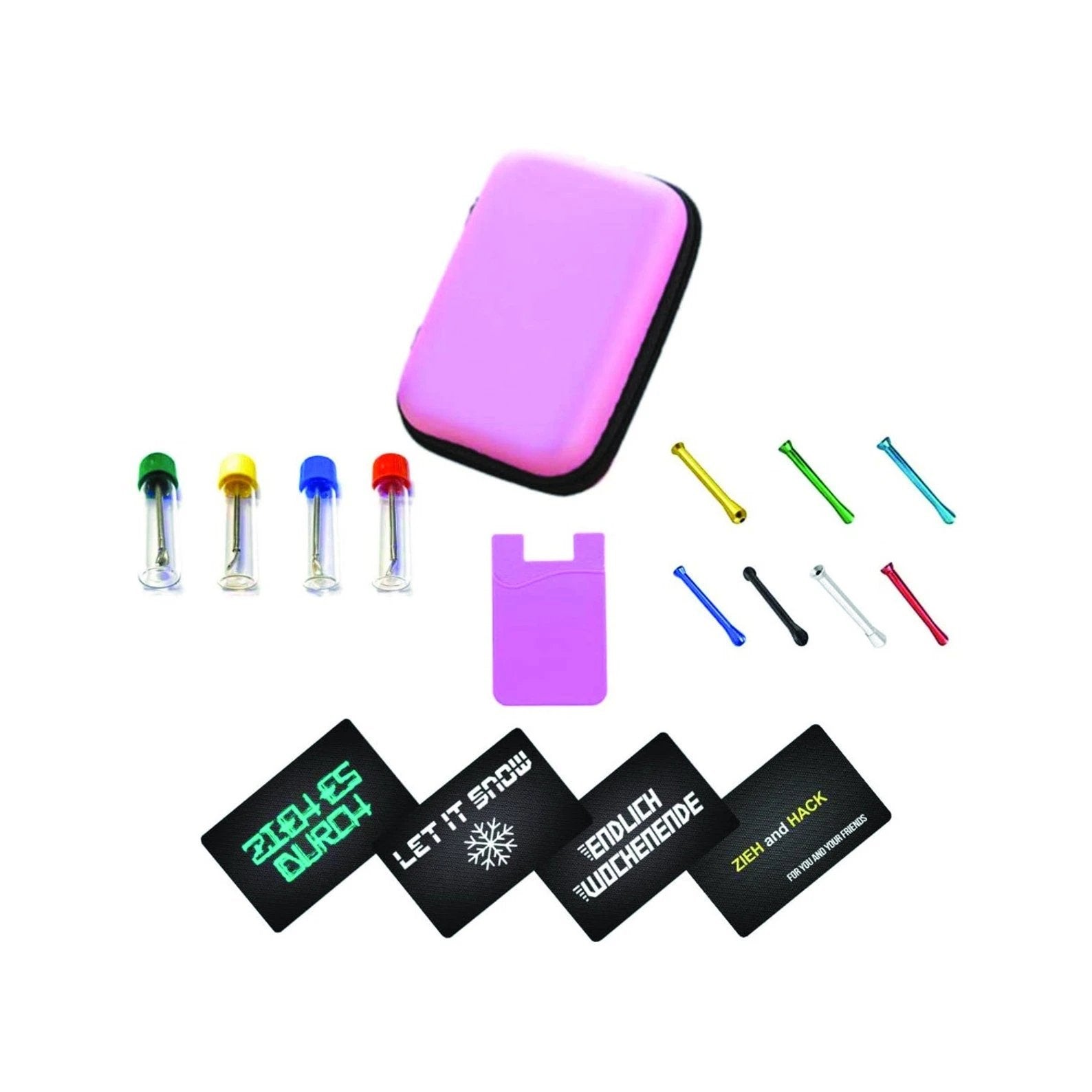 XXL Rosa Hard Case Set – Stylisches & Hochwertiges Zubehör für unterwegs - from DieBallerei