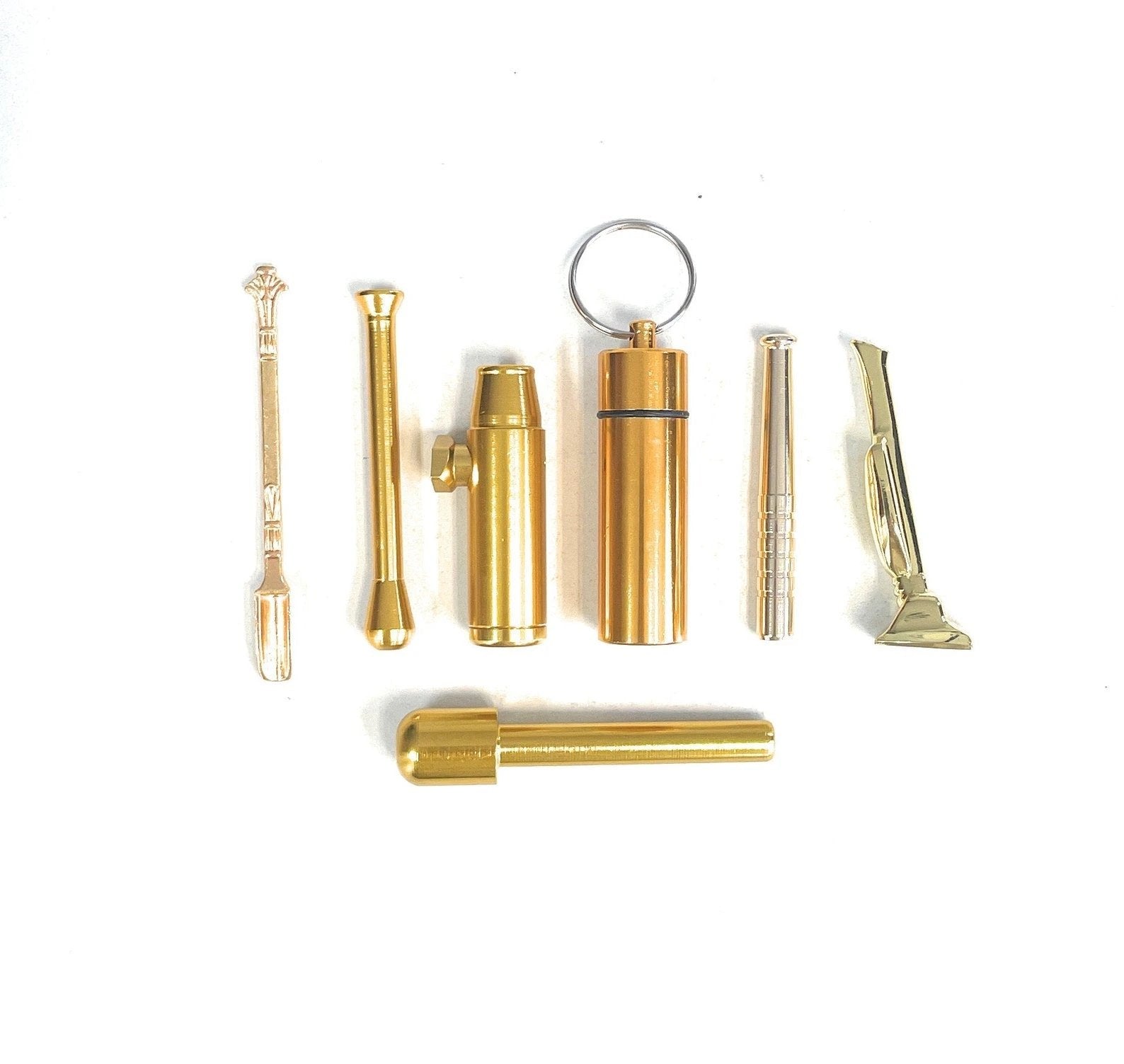 Golden Deluxe Set – Stilvolles Zubehör im schwarzen Soft Case - from DieBallerei