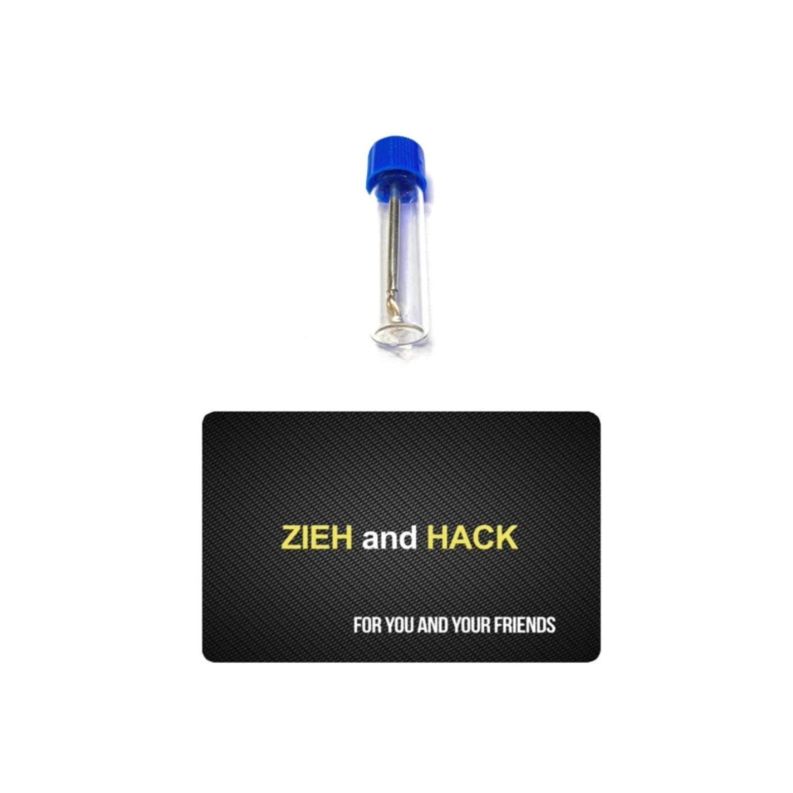 Baller-Fläschchen (Blau) mit Teleskoplöffel & Zieh- und Hack-Karte – Kompakt, Präzise & Praktisch - from DieBallerei