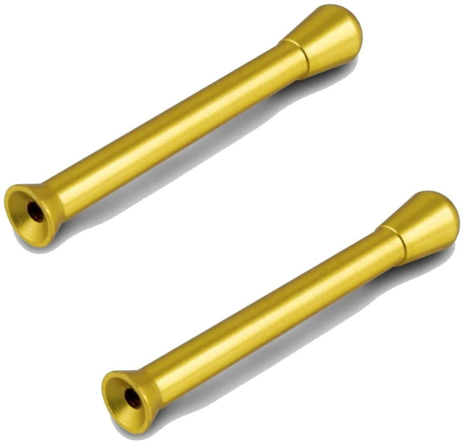 2er-Set Ziehröhrchen aus Aluminium (68mm, Gold) – Robust & Stylisch - from DieBallerei