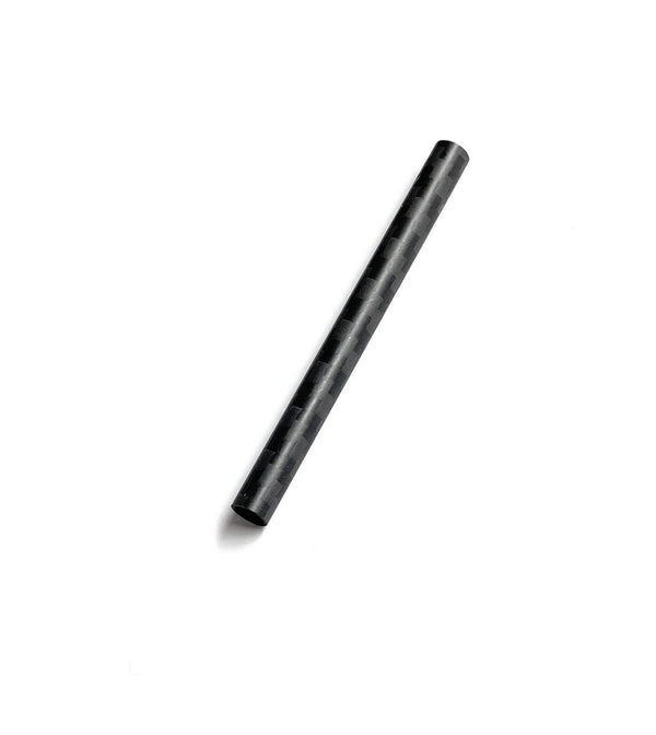 Black tube made of carbon - pull tube - stable, light, elegant - length 70mm