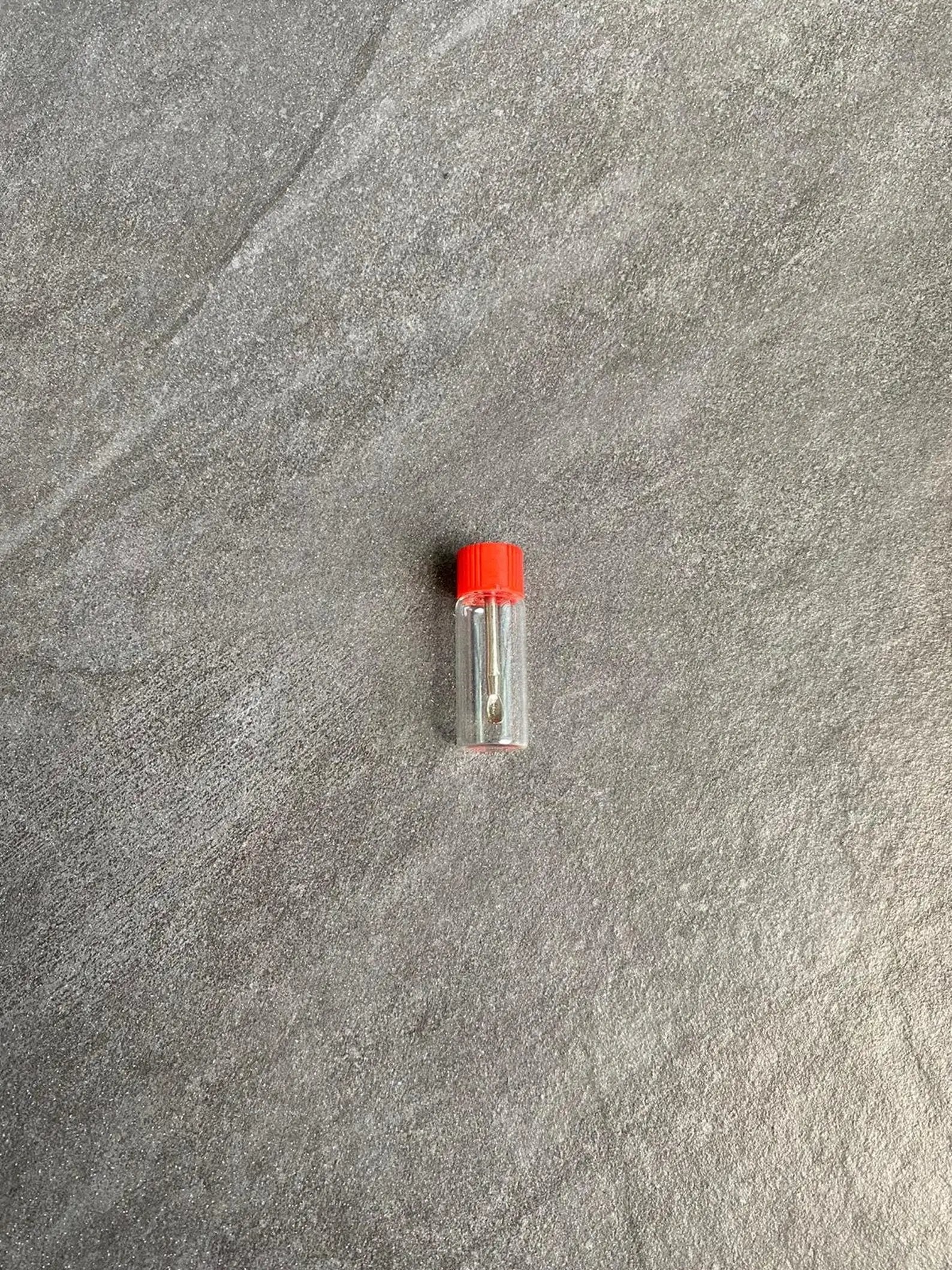 Baller-Fläschchen mit Teleskoplöffel – Klar mit rotem Deckel - from DieBallerei