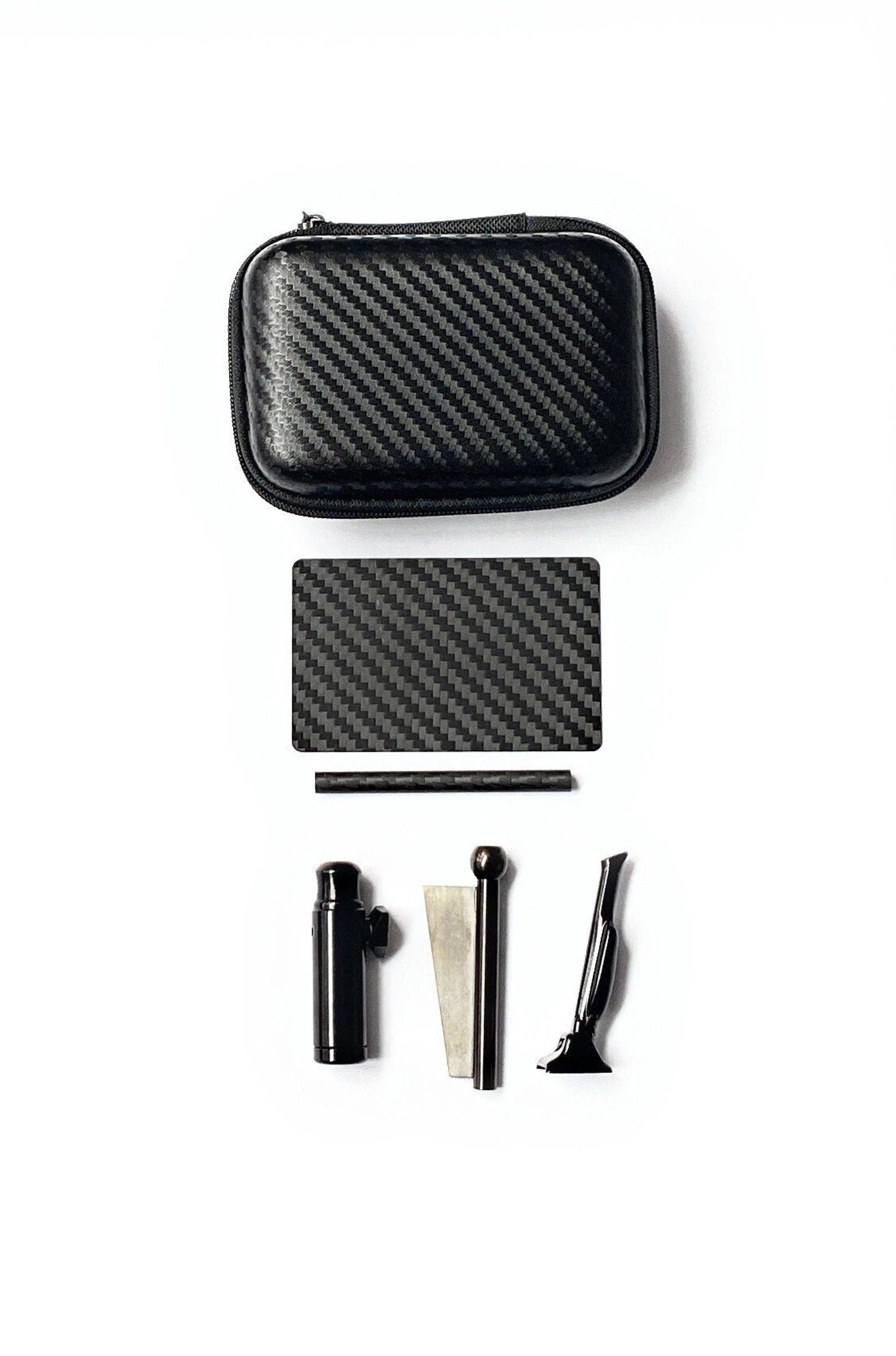 Carbon Black Set – Edles Zubehör im stylischen Soft Case - from DieBallerei