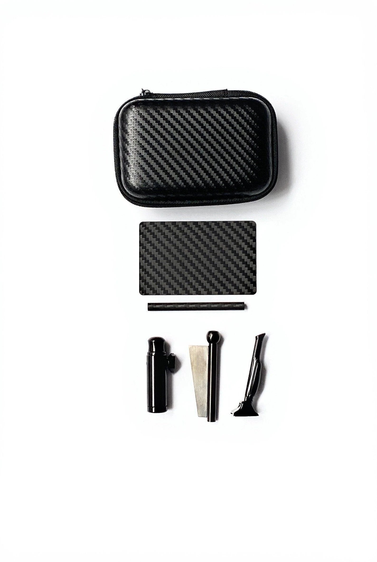 Carbon Black Set – Edles Zubehör im stylischen Soft Case - from DieBallerei