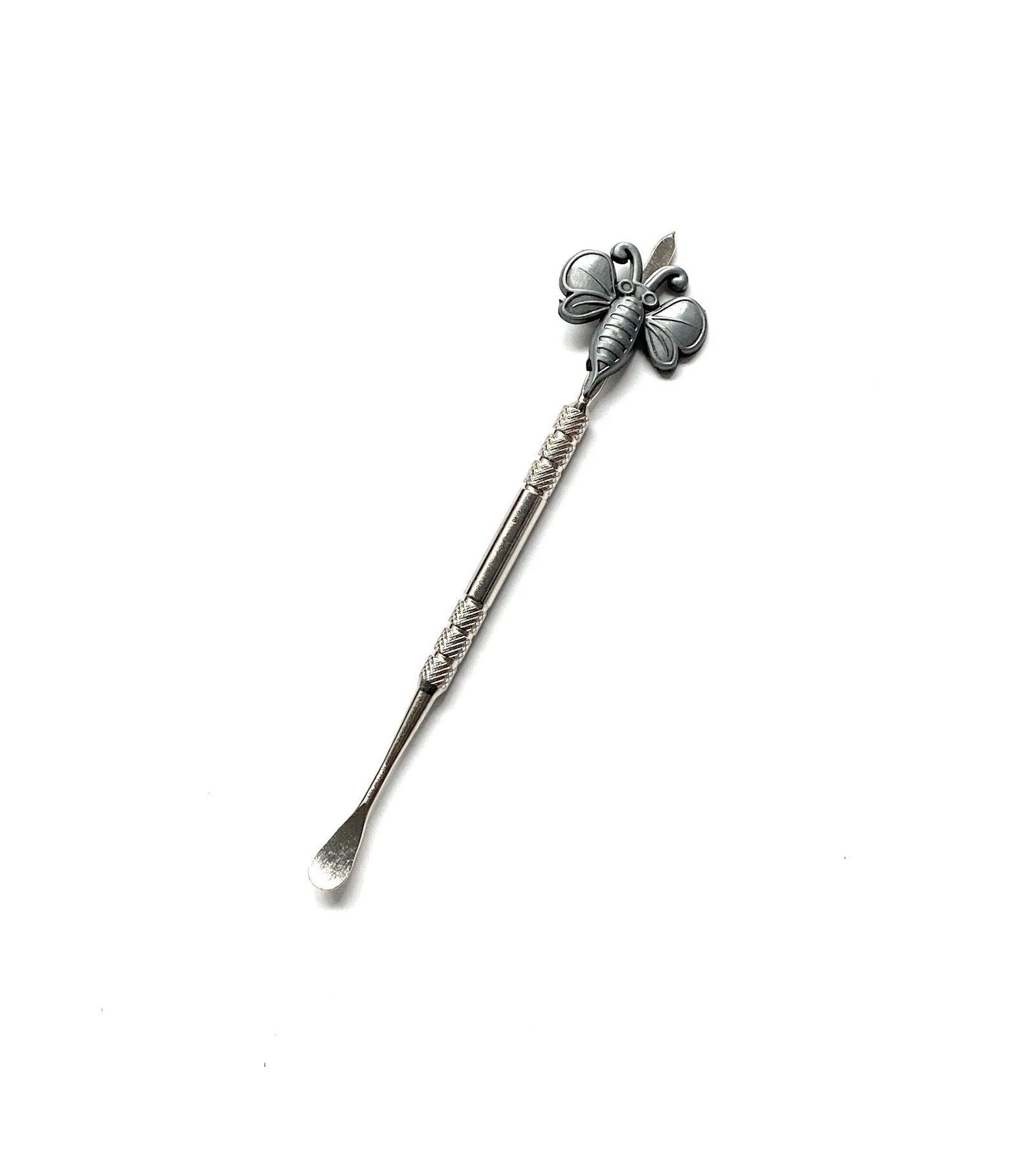 Mini-Löffel (120mm) in Silber mit Schmetterlings-Charm – Filigran & Hochwertig - from DieBallerei