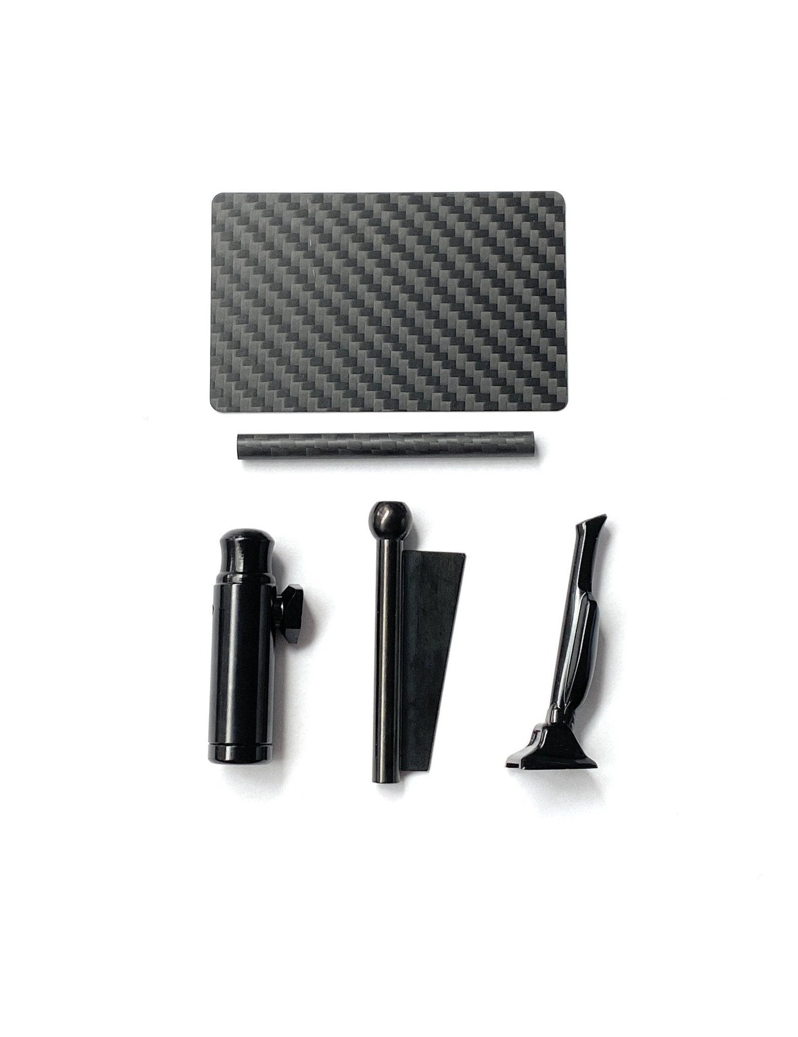 Carbon Black Set – Edles Zubehör im stylischen Soft Case - from DieBallerei