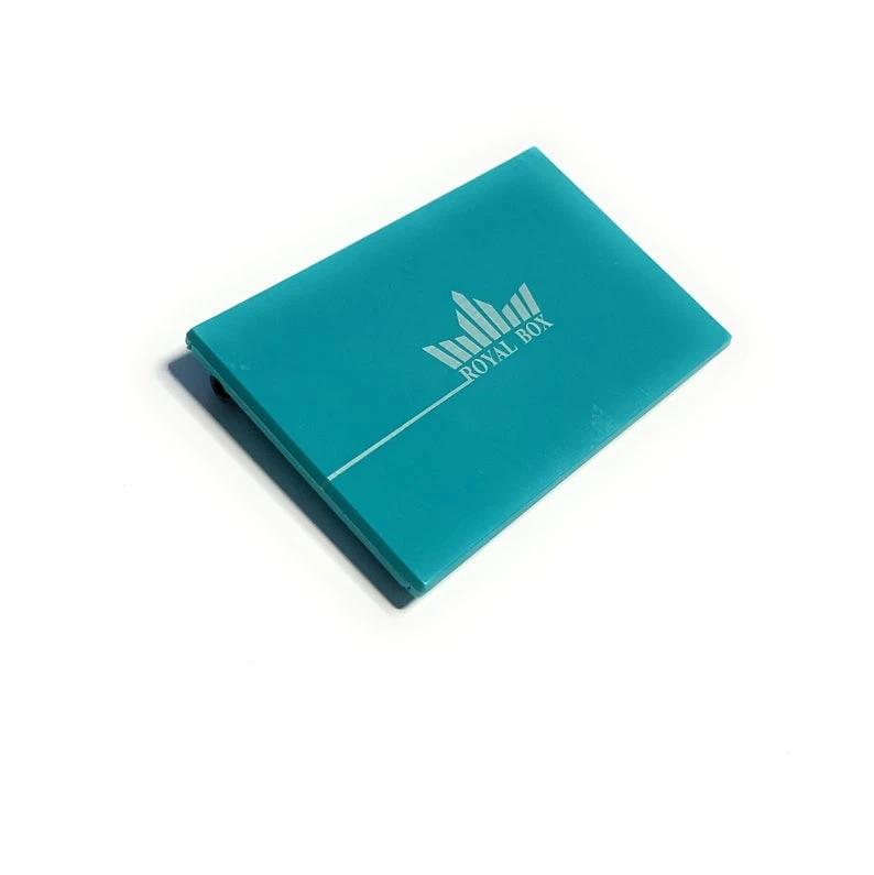 Royal Box mit integriertem Röhrchen – Kompakt, Stilvoll & Vielseitig (Türkis) - from DieBallerei