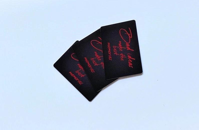 Zieh- und Hack-Karte "Bad Ideas" – Stylisch, Langlebig & Hygienisch - from DieBallerei