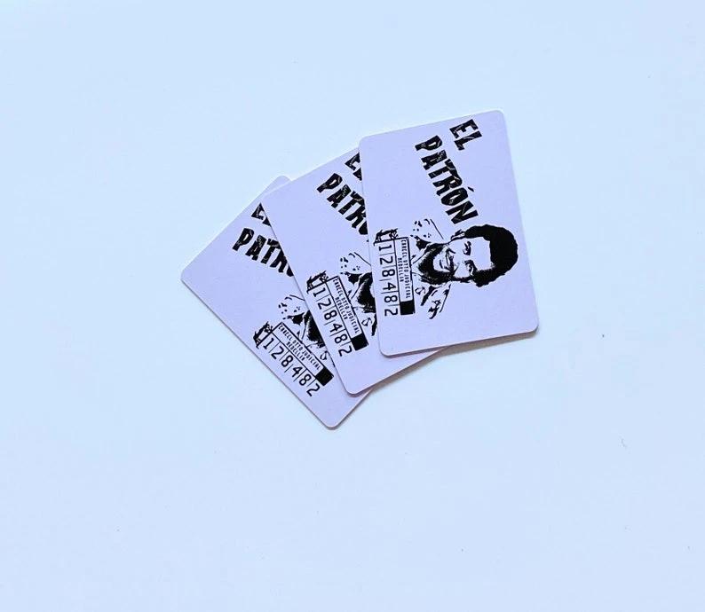 Zieh- und Hack-Karte "El Patrón" – Edler Carbon Look & Maximale Funktionalität - from DieBallerei