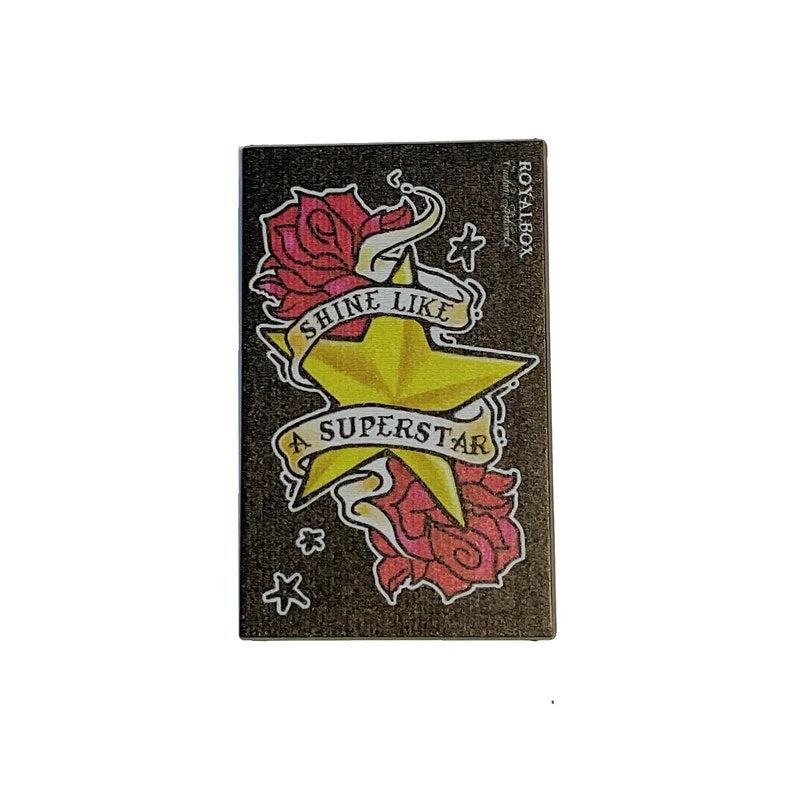 Royal Box "Tattoo" mit integriertem Röhrchen – Kompakt, Stilvoll & Vielseitig - from DieBallerei